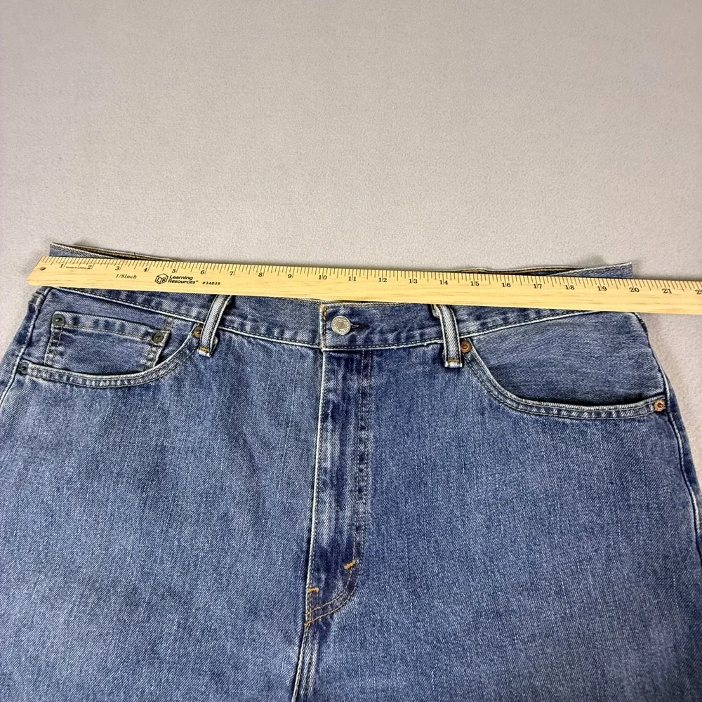 Levis 505 Straight Fit Jeans Mens 40x30 Medium Wash Blue Denim‎ 100% Cotton